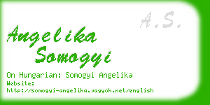 angelika somogyi business card